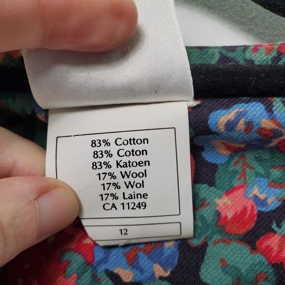 12 Vintage Laura Ashley Floral Midi Dress Cottagecore English Country - Picture 5 of 13